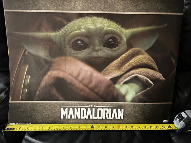  Mandalorian  - Grogu(Baby Yoda) Poster in Toys & Games in La Ronge - Image 2
