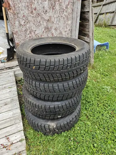 Selling used winter tires. Size 225/60 R17 Not on rims. Good for another winter or two