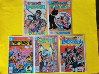5 The Warlord (1981-82) DC comic books: 42, 50, 60, 61, 63