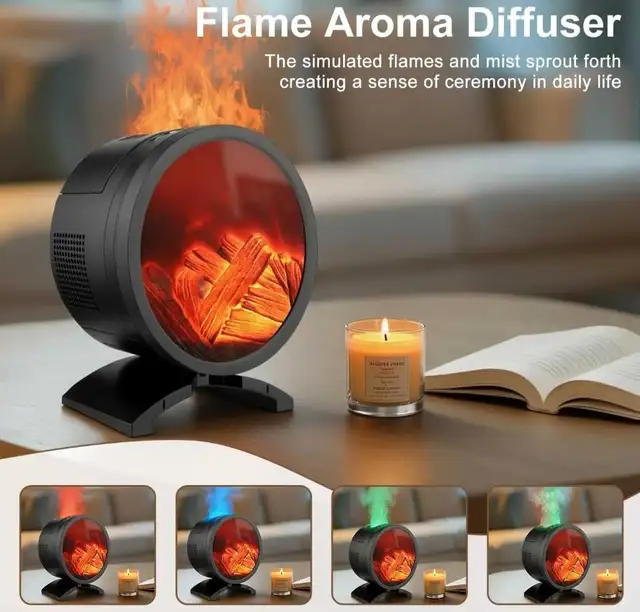 Flame Aromatherapy Diffuser in Home Décor & Accents in Fort McMurray - Image 5