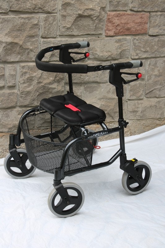 Nexus 3 Wheeled Walker 17 ½ inch wide Light, Folding, Height Adj