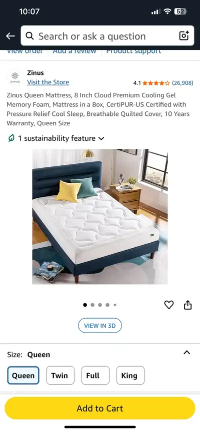 Queen Mattress ( Brand new ), View more