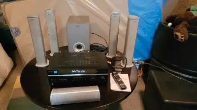 Sony quest surround sound system with high power receiver., View more