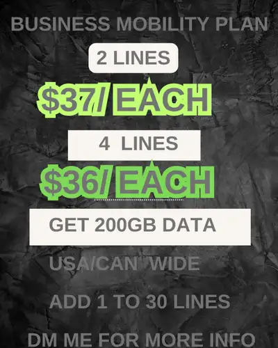 Business Ready: 100GB of Data for $35, View more