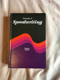 Principles of Speedwriting Premier Edition, Hardcover. Not Free.