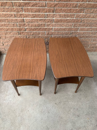 Matching set of Delicraft MCM End Tables