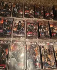 Huge Sealed Gears of War figure lot *NECA* 25 total