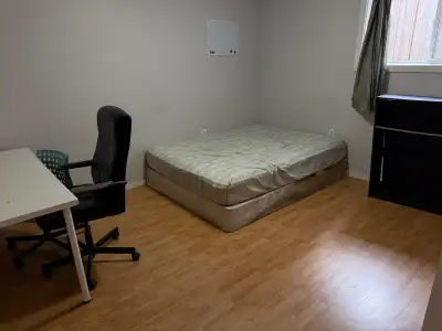 Male only Furnished house basement room available for rent in a quiet, convenient location just a 5-...