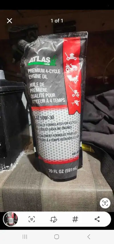 Brand new engine oil