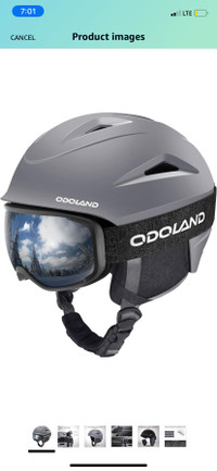 Brandnew ski helmet and goggle