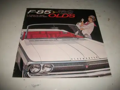 1962 OLDSMOBILE F-85 SALES BROCHURE. CLEAN!, View more