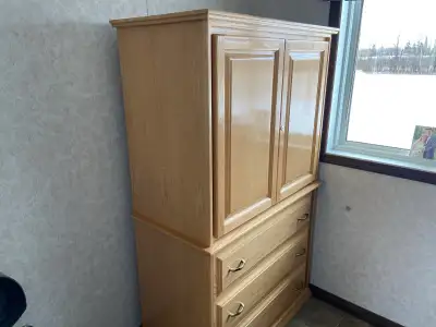 Oak Armoire Dresser, View more