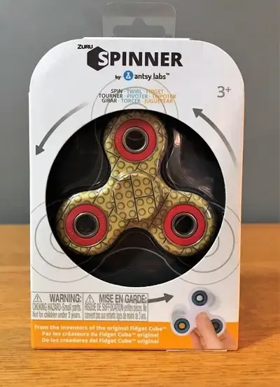Antsy Labs Fidget Spinner (Bricks) - NEW, View more