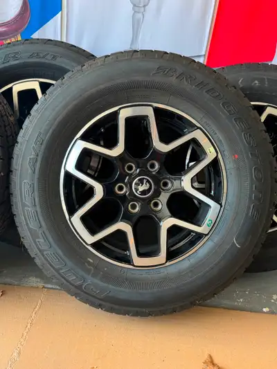 Brand new tires and rims taken off my ford bronco, had tires and rims swapped out on purchase so the...