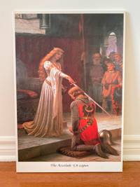 Cadre chevalier The Accolade E.B. Leighton, Poster laminé