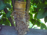 INTERESTING COLLECTIBLE FROM VIETNAM .  BAMBOO ROOT SCULPTURE