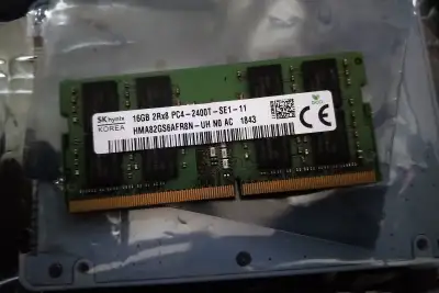1 x 16GB PC4-2400 DDR4 SO-DIMM SK hynix memory, View more