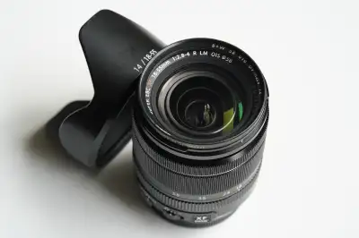 Used but mint condition. Great all around lens. Comes with Lens Hood and UV Haze Filter.