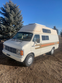 1985 Raised Roof Dodge Camper Van