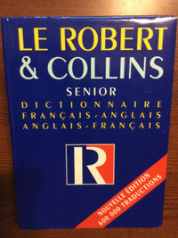 Dictionnaire Le Robert & Collins Fra/Ang & Ang/Fra