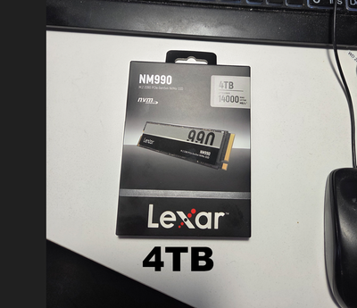 4TB LEXAR NM990 PCIe5-14000/Mbs SSD NEW SEALED, View more