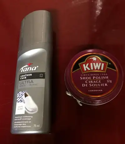 Shoe Polish White and Purple/Burgundy For Sale, View more