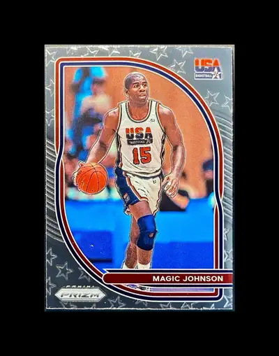 Up for sale is a Magic Johnson card from the 2020-21 Panini Prizm set. Great card for the collection...