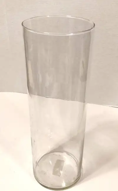 Tall Clear Glass Vase, View more