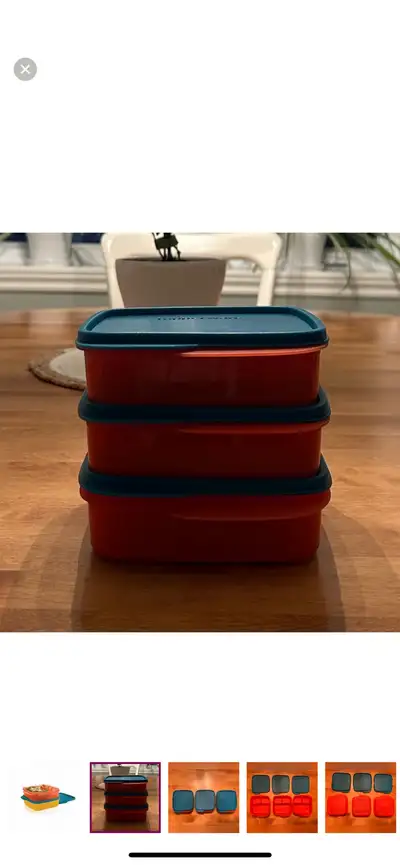 Tupperware Lunch-It boxes (Ensemble de 3), View more