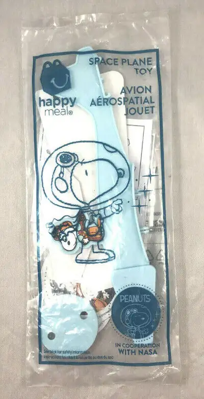 SNOOPY Space Plane Toy Peanuts McDonalds NASA 2019 HappyMeal $10, View more