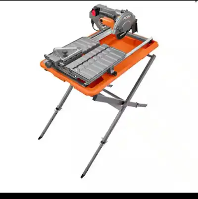 RIDGID 9-Amp 7 in. Blade Corded Wet Tile Saw with Stan, View more