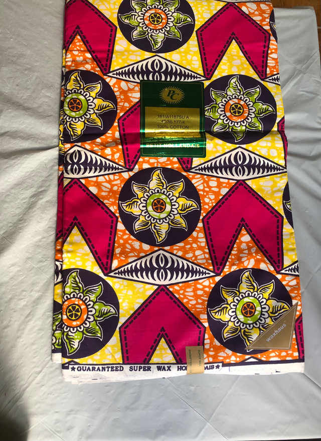 African fabric Super Wax Hollandaise 6 yards  in Other in Oakville / Halton Region - Image 2