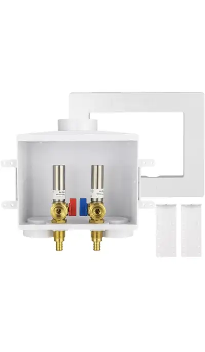 Washing Machine Outlet Box with SS Water Hammer Arrestor, View more