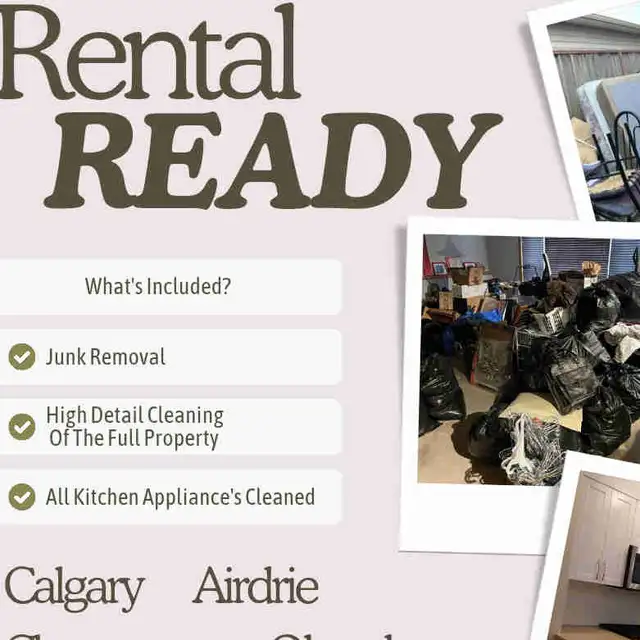Tenant Clean Up: Cleaning & Junk Removal. 