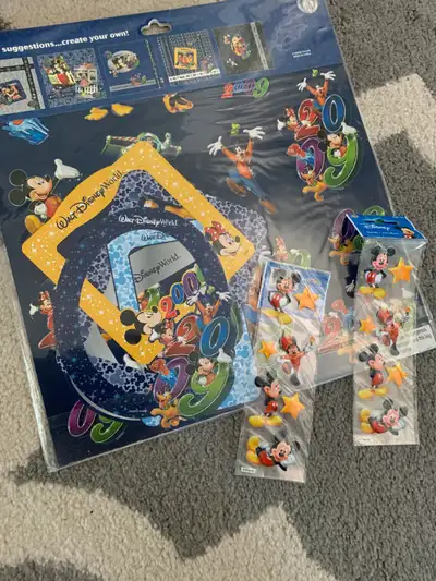 DisneyWorld Scrapbooking Kit - 2009 Plus extra Stickers, View more