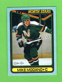 1990-91 OPC FOND DE BOÎTE BOX BOTTOM MIKE MODANO RECRUE #F MINT