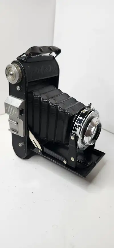 Vintage Franks Rolfix JR folding Camera from 1951..... Anastigmat Frankar 105/1:4.5 lens 120 Film