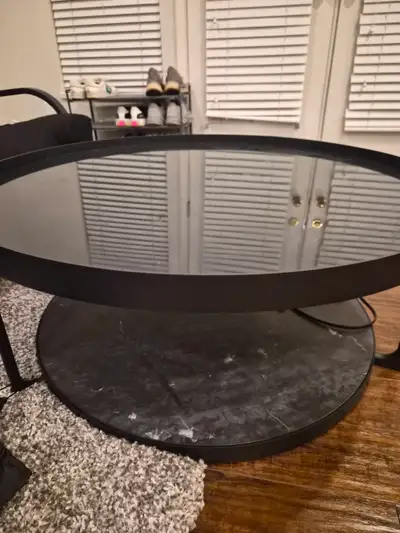 Round Glass Coffee Table, View more