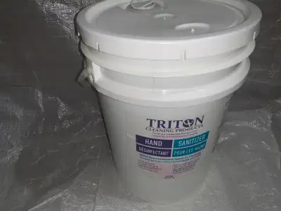 Great 80% Ethanol Hand sanitizer- 20 liters Triton Liquid Hand Sanitizer in a commercial size 20L fo...
