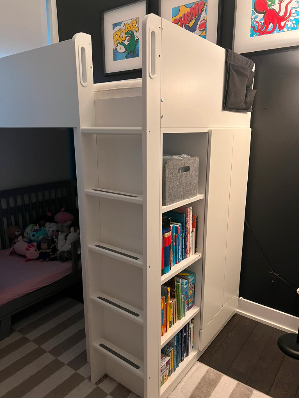 IKEA Loft bed with desk in Beds & Mattresses in City of Toronto - Image 2