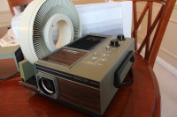 Slide projector, Haminex with 120 slides carousel