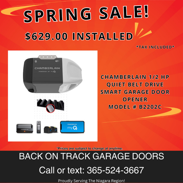 Garage opener install and sales in Garage Doors & Openers in St. Catharines - Image 4