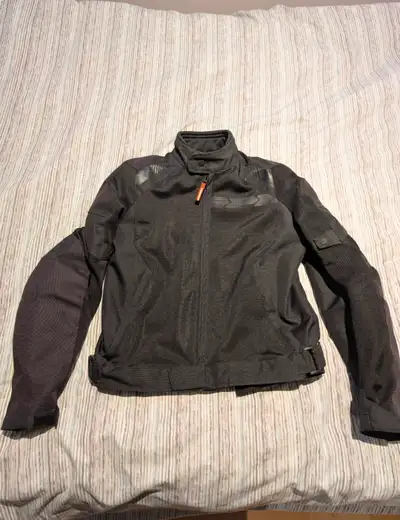 Manteau moto Spidi en mesh Taille Medium pour homme - Coupe-vent détachable - Protection coudes et é...