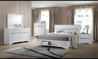  New  Queen Bed set  For sale Delivery free , View more