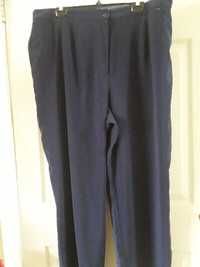 Woman's Plus Size 22 - New,  Dark Blue Pants -and Blouses