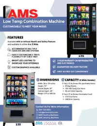 New AMS Low Temp Combination Machine - St. Catharines