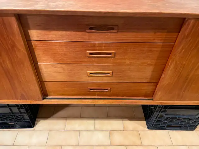 MASSIVE Mid-Century Modern Teak Sideboard in Dressers & Wardrobes in City of Toronto - Image 3