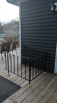 Top-of-stairs Railings with gate