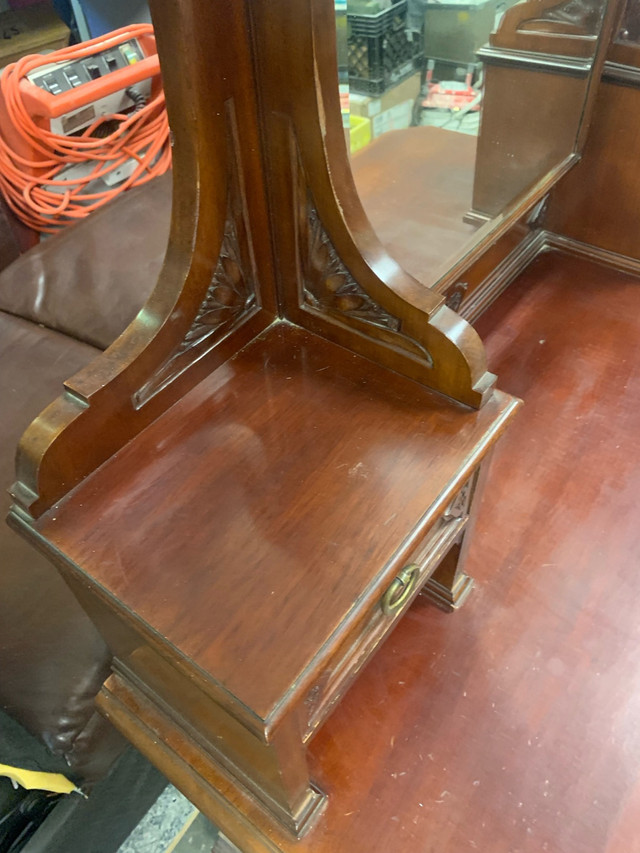 Antique dresser with mirror  in Dressers & Wardrobes in Calgary - Image 3