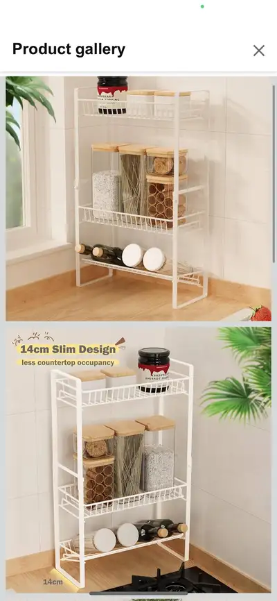 Brand new Spice Rack 3 Tier Slim Seasoning Storage rack, View more